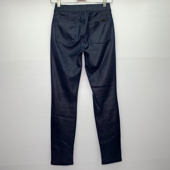 Jen7 Leggings Size 0 Blue Animal Print 7 For All Mankind Snake Texture - Picture 9 of 10